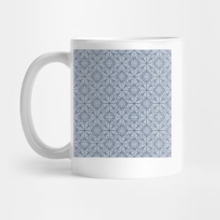 Geo Squares Navy Blue 2 Mug